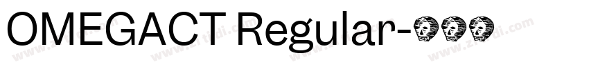 OMEGACT Regular字体转换